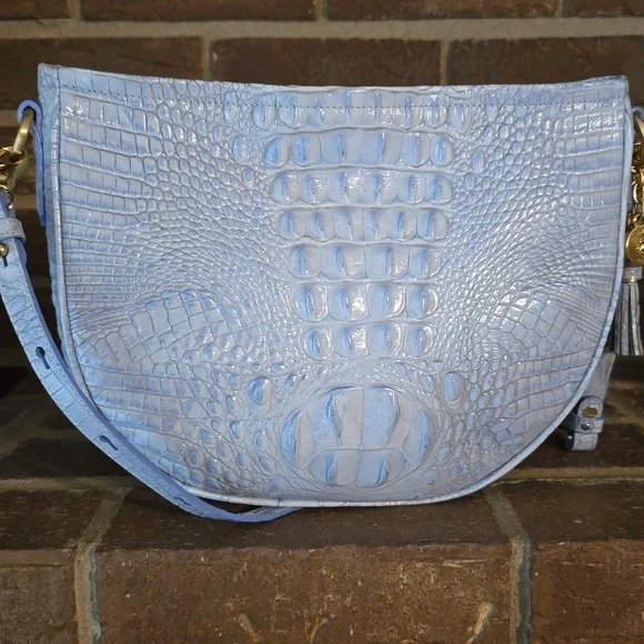 Brahmin Briar Crossbody Bag Blue - Picture 1 of 10
